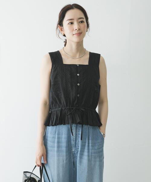 URBAN RESEARCH(アーバンリサーチ)の「インドピンタックレースブラウス(シャツ/ブラウス・レディース・オフホワイト/ブラック/ピンク・FREE)」の13枚目の写真