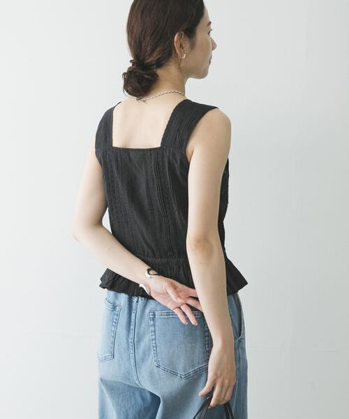URBAN RESEARCH(アーバンリサーチ)の「インドピンタックレースブラウス(シャツ/ブラウス・レディース・オフホワイト/ブラック/ピンク・FREE)」の15枚目の写真