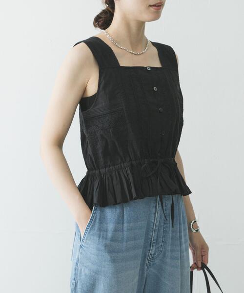URBAN RESEARCH(アーバンリサーチ)の「インドピンタックレースブラウス(シャツ/ブラウス・レディース・オフホワイト/ブラック/ピンク・FREE)」の16枚目の写真