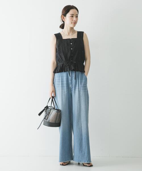 URBAN RESEARCH(アーバンリサーチ)の「インドピンタックレースブラウス(シャツ/ブラウス・レディース・オフホワイト/ブラック/ピンク・FREE)」の18枚目の写真
