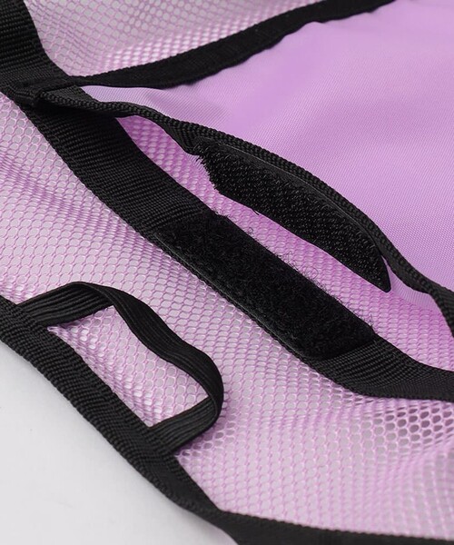 BRANSHES（ブランシェス）の「【接触冷感】保冷剤入れ付きメッシュベスト（アウトドアグッズ・キッズ・ブルーグレー/ラベンダー・S/M）」の14枚目の写真