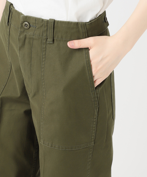 Spick & Span(スピックアンドスパン)の「《WEB限定カラー有り》バックサテンストレッチベイカーパンツ(カーゴパンツ・レディース・カーキ/ブラウン/ベージュ・38/36/34/40)」の18枚目の写真