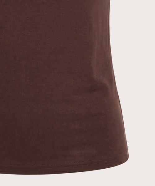 kiehtova(キエトヴァ)の「【kiehtova】SHEER SWITCH TOPS/シアースイッチトップス KTWR67 ※(Tシャツ/カットソー・レディース・ライトグレー/ブラック/ブラウン・FREE)」の12枚目の写真