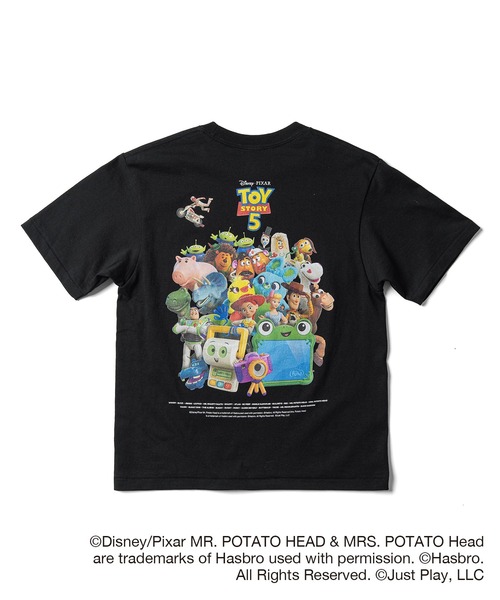 トイ・ストーリー5】大集合Tシャツ（BLACK)（Tシャツ/カットソー