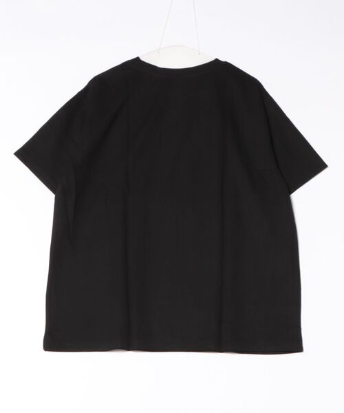 RCD(アールシーディー)の「接触冷感 箔かすれプリント カノコ Tシャツ(Tシャツ/カットソー・レディース・ホワイト×ゴールド/ブラック×シルバー・M)」の3枚目の写真