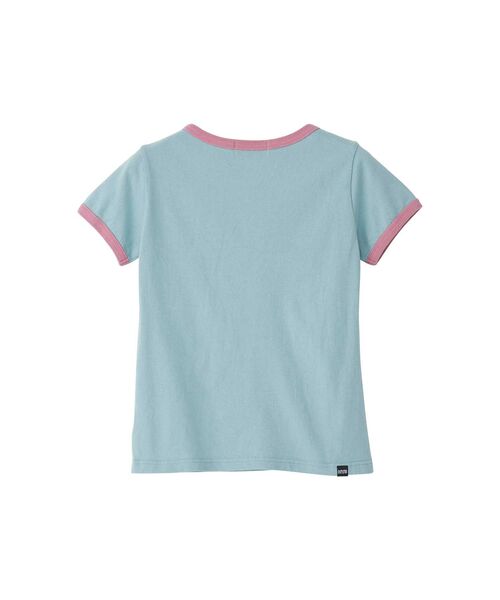 HYSTERIC GLAMOUR(ヒステリックグラマー)の「CREAMY LOGO LINE チビTシャツ(Tシャツ/カットソー・レディース・ブラウン/グリーン/ピンク・FREE)」の5枚目の写真