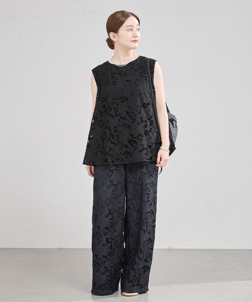 IENA(イエナ)の「《セットアップ対応》バックデザインノースリーブブラウス(シャツ/ブラウス・レディース・ブラック・FREE)」の8枚目の写真