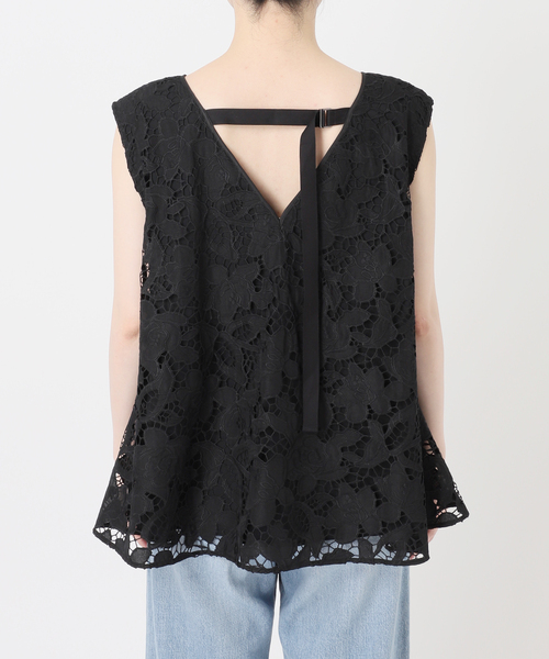IENA(イエナ)の「《セットアップ対応》バックデザインノースリーブブラウス(シャツ/ブラウス・レディース・ブラック・FREE)」の14枚目の写真