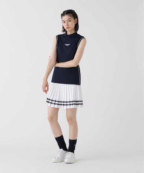 Jack Bunny!!(ジャックバニー)の「【Jack Bunny!!】ラインプリーツスカート(スカート・レディース・ホワイト/ネイビー/イエロー・SMALL/MEDIUM/LARGE)」の6枚目の写真