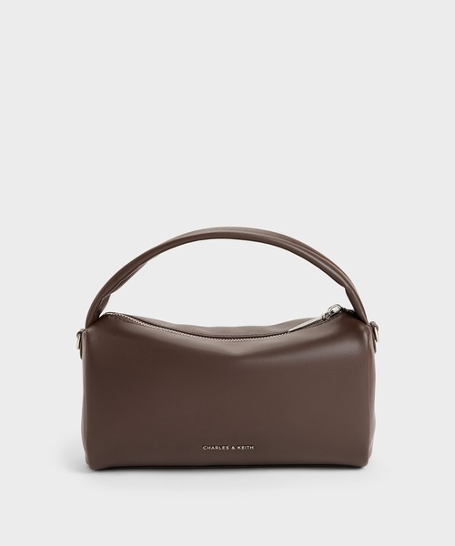 CHARLES & KEITH(チャールズ & キース)の「Reese リース ルーシュド ボウ トップ ハンドルバッグ(ハンドバッグ・レディース・ピンク系その他3/ブラウン系その他7・S)」の9枚目の写真