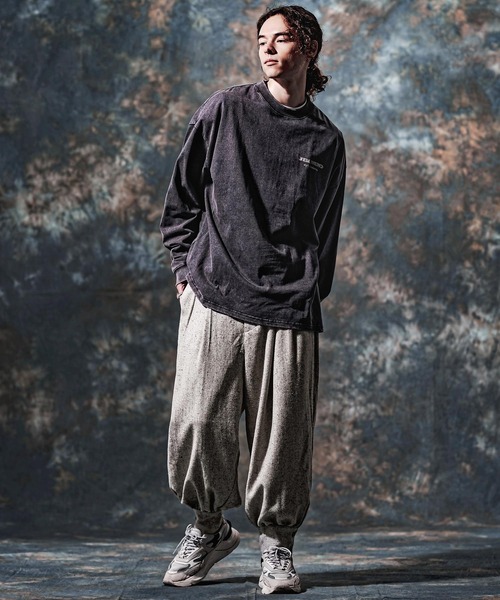 Jih Nunc(ジーヌンク)の「mp15258-ウール起毛ネップバルーンパンツ(JIH-R1217)(その他パンツ・メンズ・グレー/ブラック/チャコール・L/M/S)」の17枚目の写真