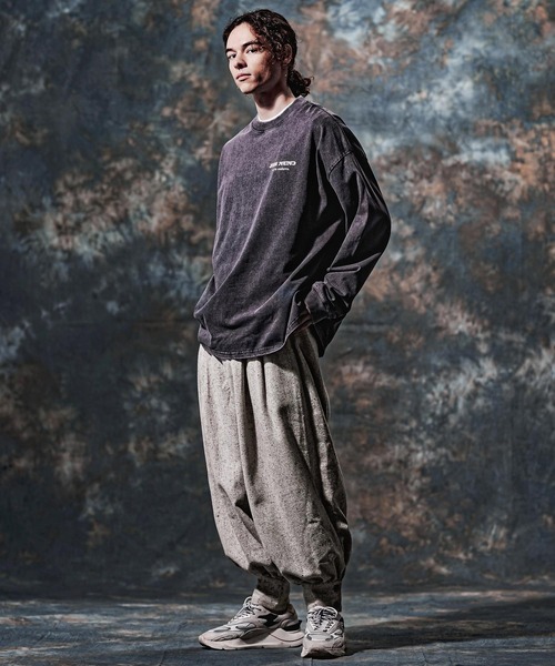 Jih Nunc(ジーヌンク)の「mp15258-ウール起毛ネップバルーンパンツ(JIH-R1217)(その他パンツ・メンズ・グレー/ブラック/チャコール・L/M/S)」の18枚目の写真