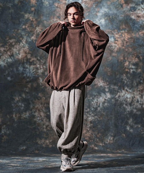 Jih Nunc(ジーヌンク)の「mp15258-ウール起毛ネップバルーンパンツ(JIH-R1217)(その他パンツ・メンズ・グレー/ブラック/チャコール・L/M/S)」の19枚目の写真