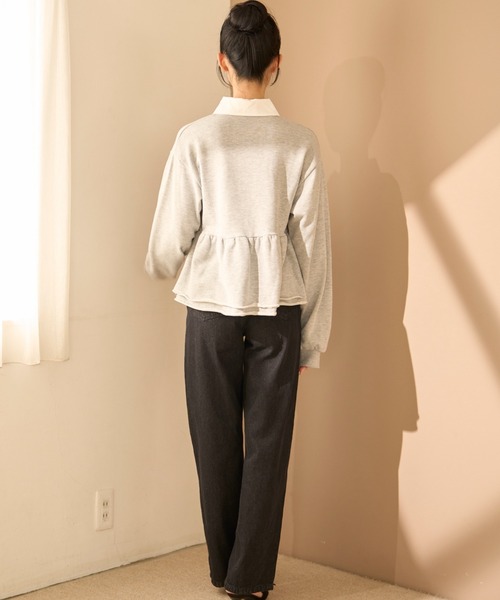 krahe（クレーエ）の「ラインストーンウォッシュデニムパンツ（デニムパンツ・レディース・ブラック/ネイビー/ライトブルー・MEDIUM/SMALL）」の21枚目の写真
