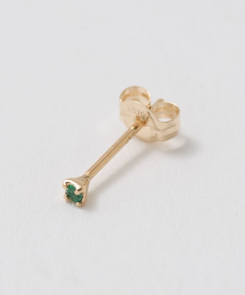 Steven Alan(スティーブンアラン)の「<Toile>EMERALD STUD EARRING/シングルピアス(ピアス(片耳用)・レディース・ケリーグリーン・FREE)」の7枚目の写真