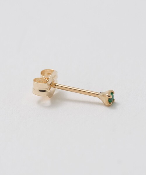 Steven Alan(スティーブンアラン)の「<Toile>EMERALD STUD EARRING/シングルピアス(ピアス(片耳用)・レディース・ケリーグリーン・FREE)」の8枚目の写真