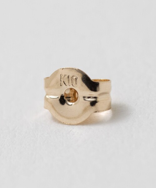 Steven Alan(スティーブンアラン)の「<Toile>EMERALD STUD EARRING/シングルピアス(ピアス(片耳用)・レディース・ケリーグリーン・FREE)」の2枚目の写真