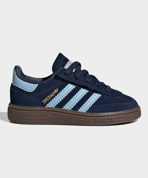 adidas(アディダス)の「ハンドボール スペツィアル コンフォートクロージャー 伸縮シューレース キッズ / Handball Spezial Comfort Closure Elastic Lace Kids / アディダスオリジナルス adidas Originals(スニーカー・キッズ・ネイビー・11cm/12cm/13.0cm/14.0cm/15.0cm/16.0cm)」の1枚目の写真