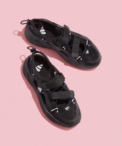 adidas(アディダス)の「Ozwave Sandals / アディダス adidas(サンダル・レディース・ブラック・22.5cm/23.5cm/24.5cm/25.5cm/26.5cm/27.5cm/28.5cm)」の2枚目の写真