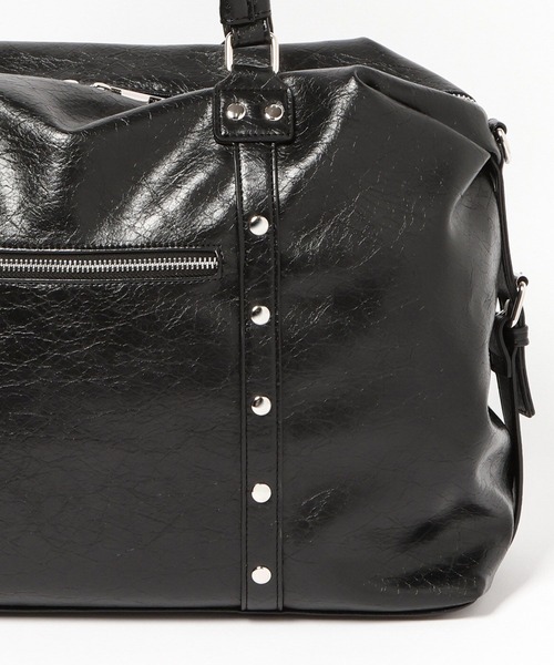 PAGEBOY(ページボーイ)の「スタッズBIGボストンバッグ【500mlペットボトル/A4ファイル/PC収納可能/2WAY】(ボストンバッグ・レディース・ブラック・FREE)」の21枚目の写真