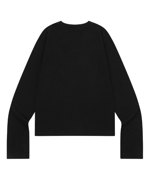 MUCENT(ムセント)の「◇MUCENT◇ブランド直輸入正規品/カモフラ柄/MIOVE カモ シグネチャー ロゴ 長袖 Tシャツ MIOVE CAMO SIGNATURE LOGO LONG SLEEVE T(Tシャツ/カットソー・レディース・ホワイト/ブラック・FREE)」の3枚目の写真