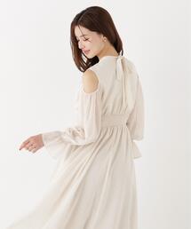PROPORTION BODY DRESSING | オープンショルダーワンピース / 1216240903(ワンピース)