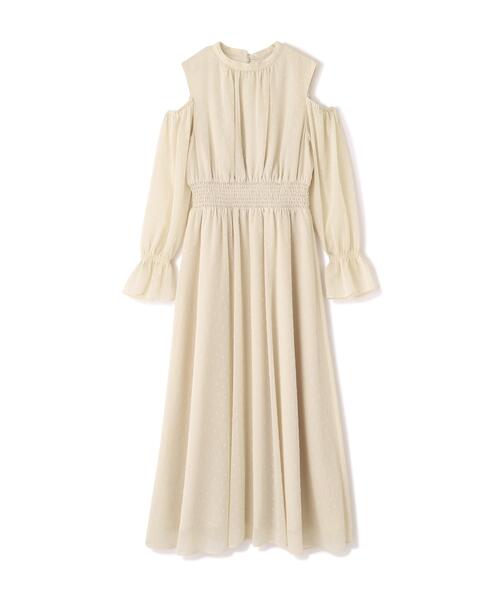 PROPORTION BODY DRESSING(プロポーションボディドレッシング)の「オープンショルダーワンピース / 1216240903(ワンピース・レディース・ブラウン系その他/ホワイト系その他・MEDIUM/P/S)」の17枚目の写真