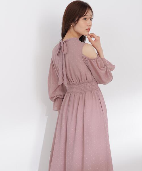 PROPORTION BODY DRESSING(プロポーションボディドレッシング)の「オープンショルダーワンピース / 1216240903(ワンピース・レディース・ブラウン系その他/ホワイト系その他・MEDIUM/P/S)」の22枚目の写真