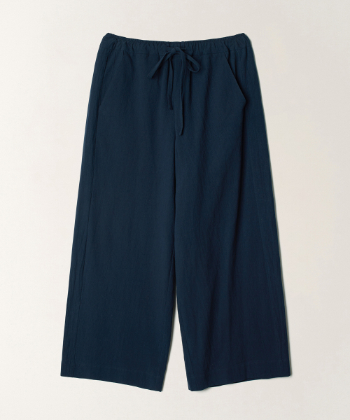 TTUDEMENT（トュードメント）の「RELAXED WIDE PANTS_NAVY（その他パンツ・レディース・その他・SMALL/MEDIUM）」の2枚目の写真