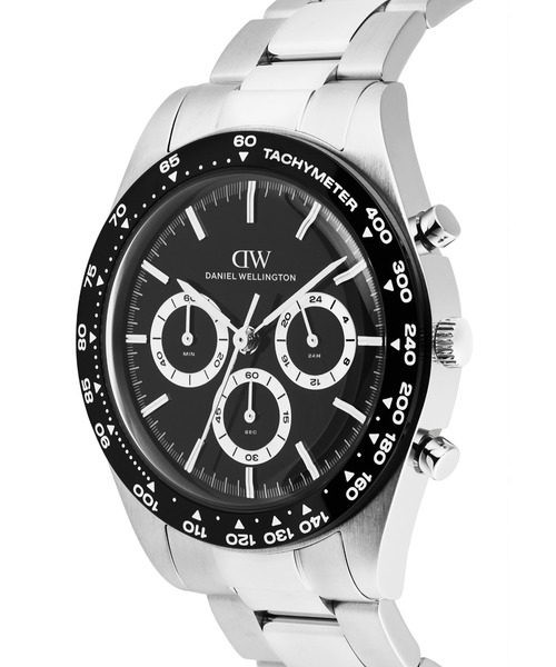 Daniel Wellington(ダニエルウェリントン)の「Iconic Tachymeter 3-Link 42MM メンズ腕時計(アナログ腕時計・メンズ・ホワイト/ライトブルー/ブラック・42mm)」の8枚目の写真