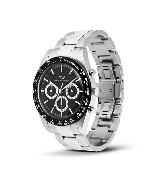 Daniel Wellington(ダニエルウェリントン)の「Iconic Tachymeter 3-Link 42MM メンズ腕時計(アナログ腕時計・メンズ・ホワイト/ライトブルー/ブラック・42mm)」の9枚目の写真