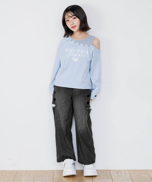 algy(アルジー)の「ほめられリピパン(その他パンツ・キッズ・ブルー/サックスブルー/グレー/ブラック・120/140/130/160/150)」の21枚目の写真