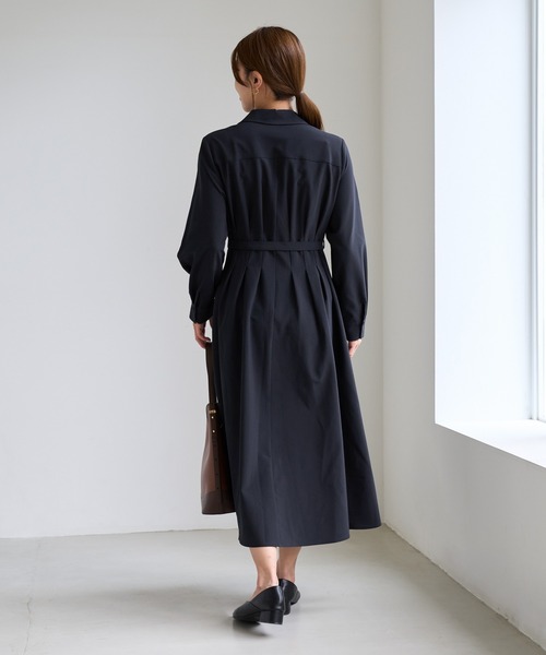 ROPE' PICNIC(ロペピクニック)の「ウエストタックシャツコンシャスワンピース(ワンピース・レディース・ネイビー系/ネイビー/グレー・L/M/S)」の6枚目の写真
