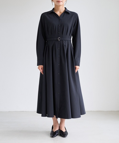 ROPE' PICNIC(ロペピクニック)の「ウエストタックシャツコンシャスワンピース(ワンピース・レディース・ネイビー系/ネイビー/グレー・L/M/S)」の10枚目の写真