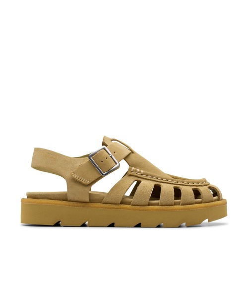 Clarks(クラークス)の「MEARE BUCKLE. DRK MAPLE SDE(サンダル・レディース・ベージュ・23.5cm/24.5cm)」の2枚目の写真
