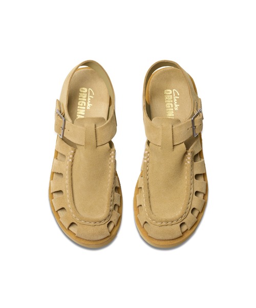 Clarks(クラークス)の「MEARE BUCKLE. DRK MAPLE SDE(サンダル・レディース・ベージュ・23.5cm/24.5cm)」の3枚目の写真