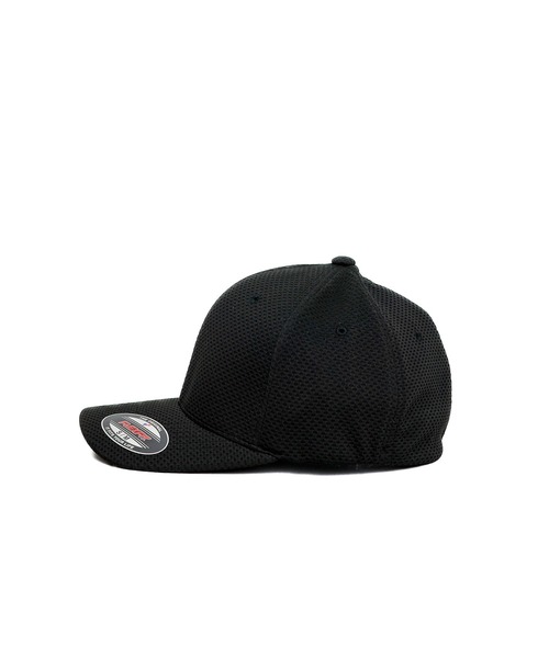 FLEXFIT（フレックスフィット）の「【es】【Flexfit】3D Hexagon Stretch Jersey Cap（キャップ・レディース・ブラック/ダークグレー/ホワイト・S-M/L-XL）」の4枚目の写真