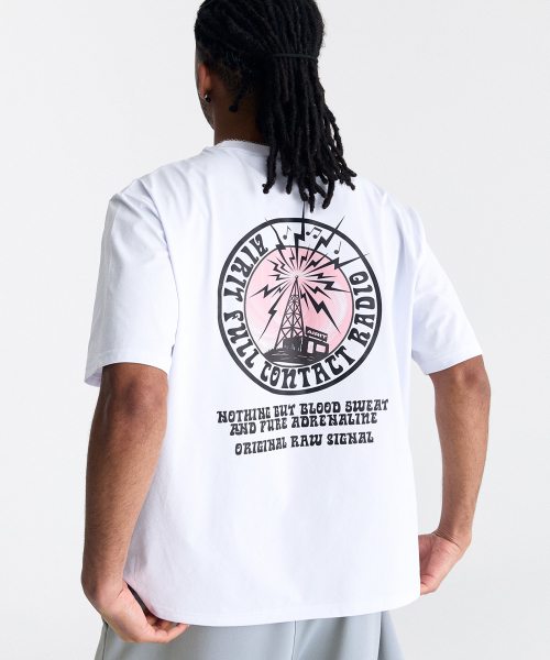 AIRIT(アイリット)の「ラジオタワー Tシャツ AM1225 WH(Tシャツ/カットソー・メンズ・ホワイト・XXXXX-LARGE/X-LARGE/XXX-LARGE)」の1枚目の写真