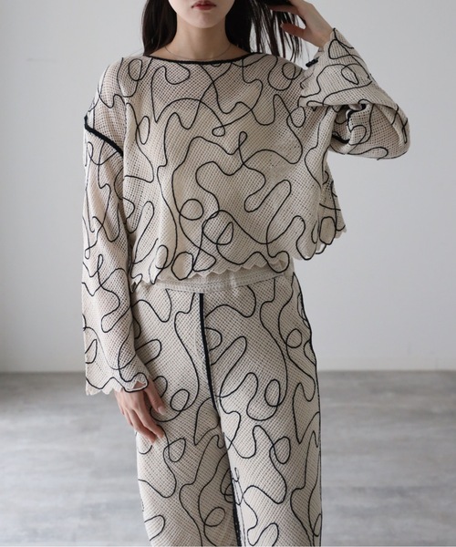 model：164cm. 着用サイズ：FREE