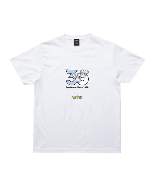 ZOZOSPOT(ゾゾスポット)の「Pokemon 30th Anniversary 1025 T-shirt 「パウワウ」(Tシャツ/カットソー・レディース・ホワイト・100cm/110cm/120cm/130cm/140cm/150cm/SMALL/MEDIUM/LARGE/X-LARGE/XX-LARGE/XXX-LARGE/160cm)」の1枚目の写真