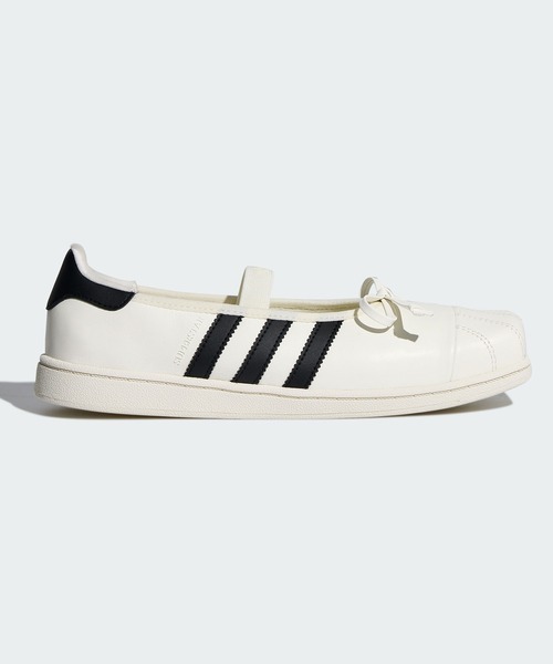 adidas（アディダス）の「SUPERSTAR SQ BALLET W / アディダス スーパースター スクエア バレエシューズ ジェニー /  アディダスオリジナルス adidas Originals（スニーカー・レディース・ホワイト・25.0cm/22.0cm/26.0cm/26.5cm/27.0cm/27.5cm/28.0cm/25.5cm/23.5cm/24.5cm/22.5cm/23.0cm/24.0cm）」の4枚目の写真