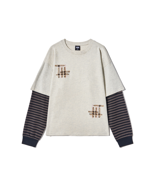 GAKKAI UNIONS(ガッカイユニオンズ)の「ラスト レイヤード ロングスリーブ オートミール(Tシャツ/カットソー・レディース・その他・SMALL/MEDIUM/LARGE)」の2枚目の写真