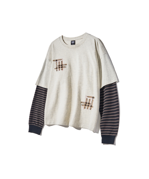 GAKKAI UNIONS(ガッカイユニオンズ)の「ラスト レイヤード ロングスリーブ オートミール(Tシャツ/カットソー・レディース・その他・SMALL/MEDIUM/LARGE)」の4枚目の写真