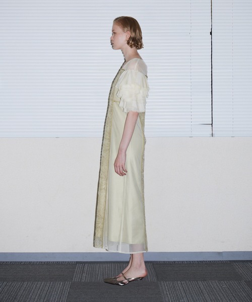 ANDRESD(アンドレスド)の「スパンコールラッフルドレス / SPANGLE RUFFLE DRESS(ドレス・レディース・ブラック/グレー/イエロー/ブラウン・S/M/L)」の11枚目の写真