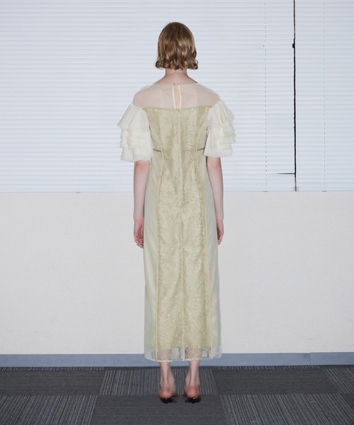 ANDRESD(アンドレスド)の「スパンコールラッフルドレス / SPANGLE RUFFLE DRESS(ドレス・レディース・ブラック/グレー/イエロー/ブラウン・S/M/L)」の12枚目の写真
