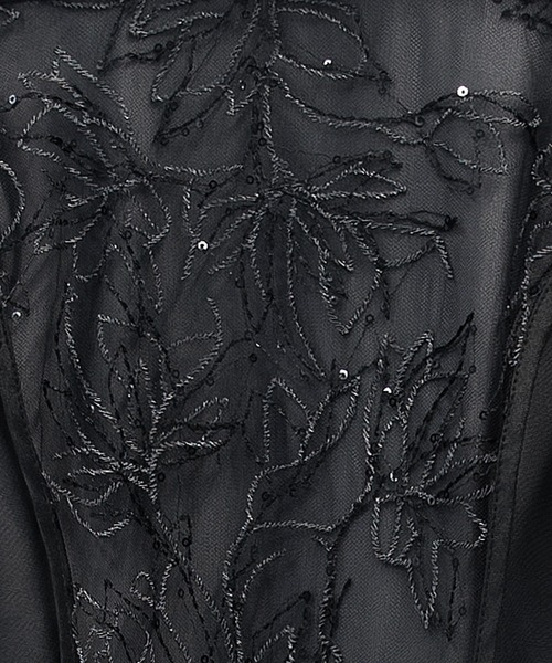 ANDRESD(アンドレスド)の「スパンコールラッフルドレス / SPANGLE RUFFLE DRESS(ドレス・レディース・ブラック/グレー/イエロー/ブラウン・S/M/L)」の8枚目の写真