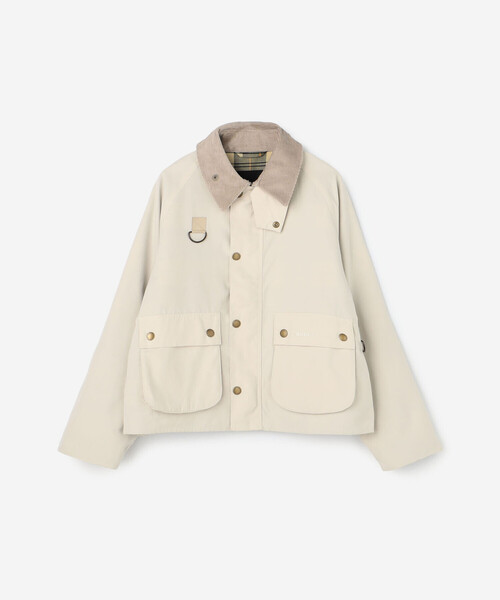 Barbour(バブアー)の「Barbour | 〈別注〉PEACH BLYTH ショートジャケット WOMEN(カバーオール・レディース・オフホワイト/オリーブ/ブラック・S)」の5枚目の写真