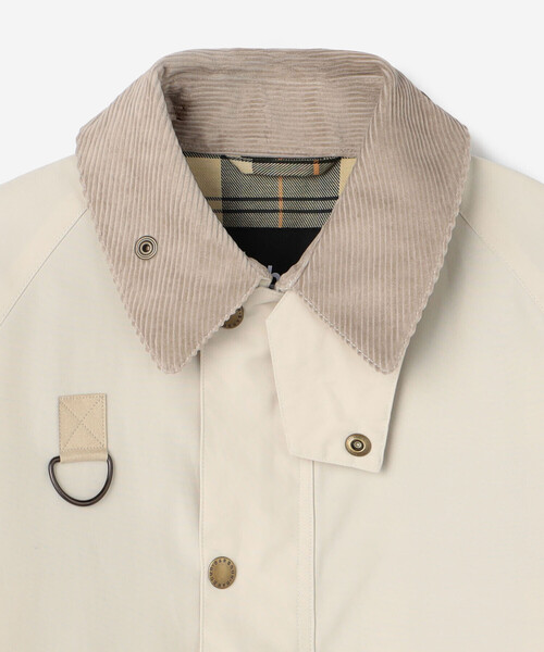 Barbour(バブアー)の「Barbour | 〈別注〉PEACH BLYTH ショートジャケット WOMEN(カバーオール・レディース・オフホワイト/オリーブ/ブラック・S)」の7枚目の写真