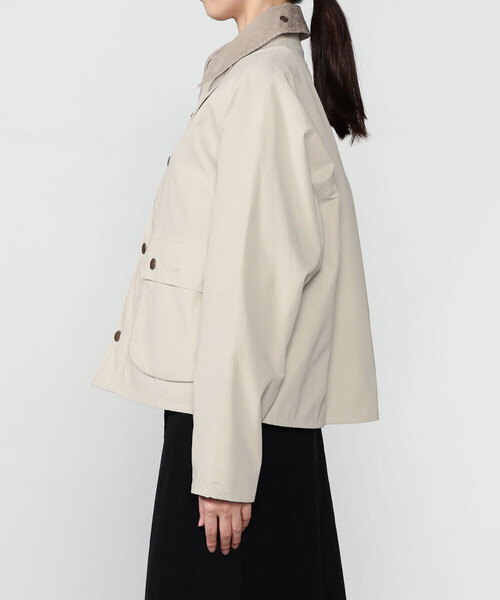 Barbour(バブアー)の「Barbour | 〈別注〉PEACH BLYTH ショートジャケット WOMEN(カバーオール・レディース・オフホワイト/オリーブ/ブラック・S)」の17枚目の写真