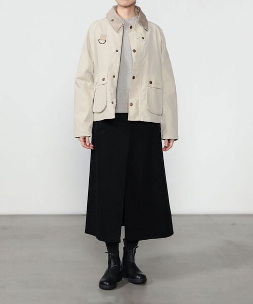 Barbour(バブアー)の「Barbour | 〈別注〉PEACH BLYTH ショートジャケット WOMEN(カバーオール・レディース・オフホワイト/オリーブ/ブラック・S)」の20枚目の写真
